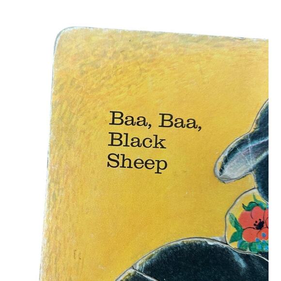 Vintage 1960s Inlaid Puzzle Saalfield Baa Baa Black Sheep Animal Easter Toy 1965 - Picture 2 of 8